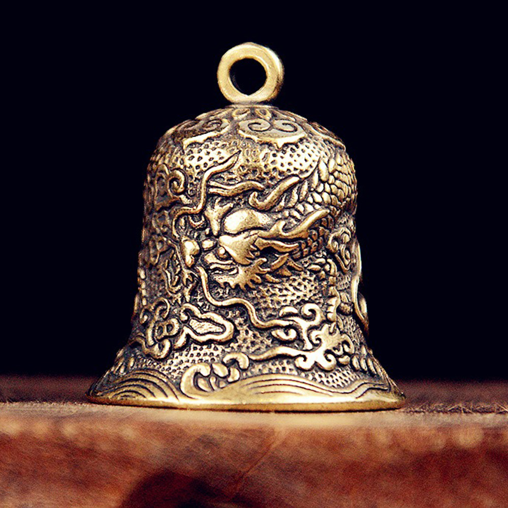Vintage Collectible Bells - Yeni Vintage Pirinç Çan Oyma Ejderha