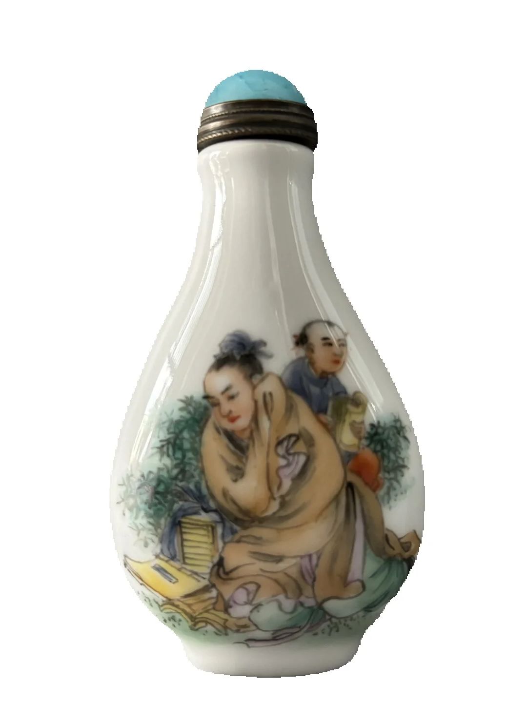 Vintage Collectible Bottles - Koleksiyon Çin Vintage Porselen Boyalı Zarif