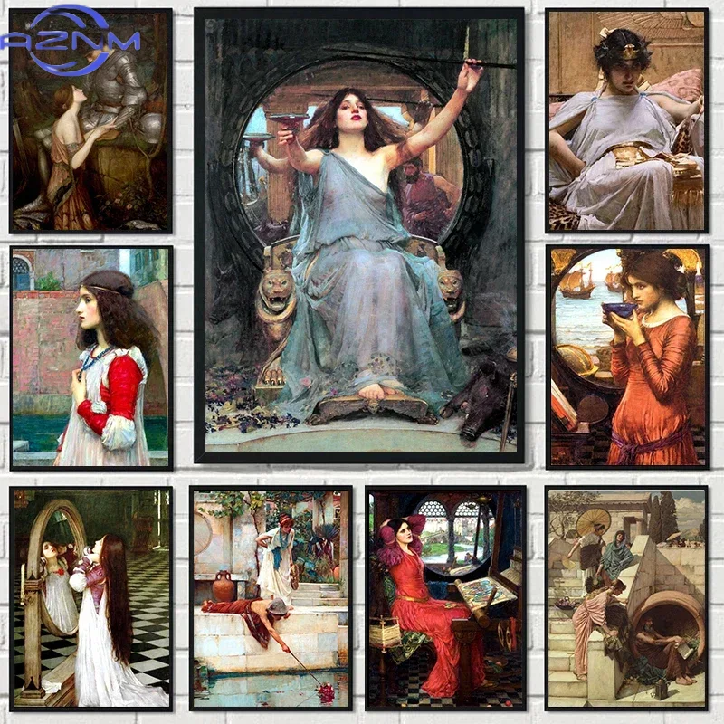 Vintage Collectible Posters - Tuval Boyama Duvar Sanatı Resim John