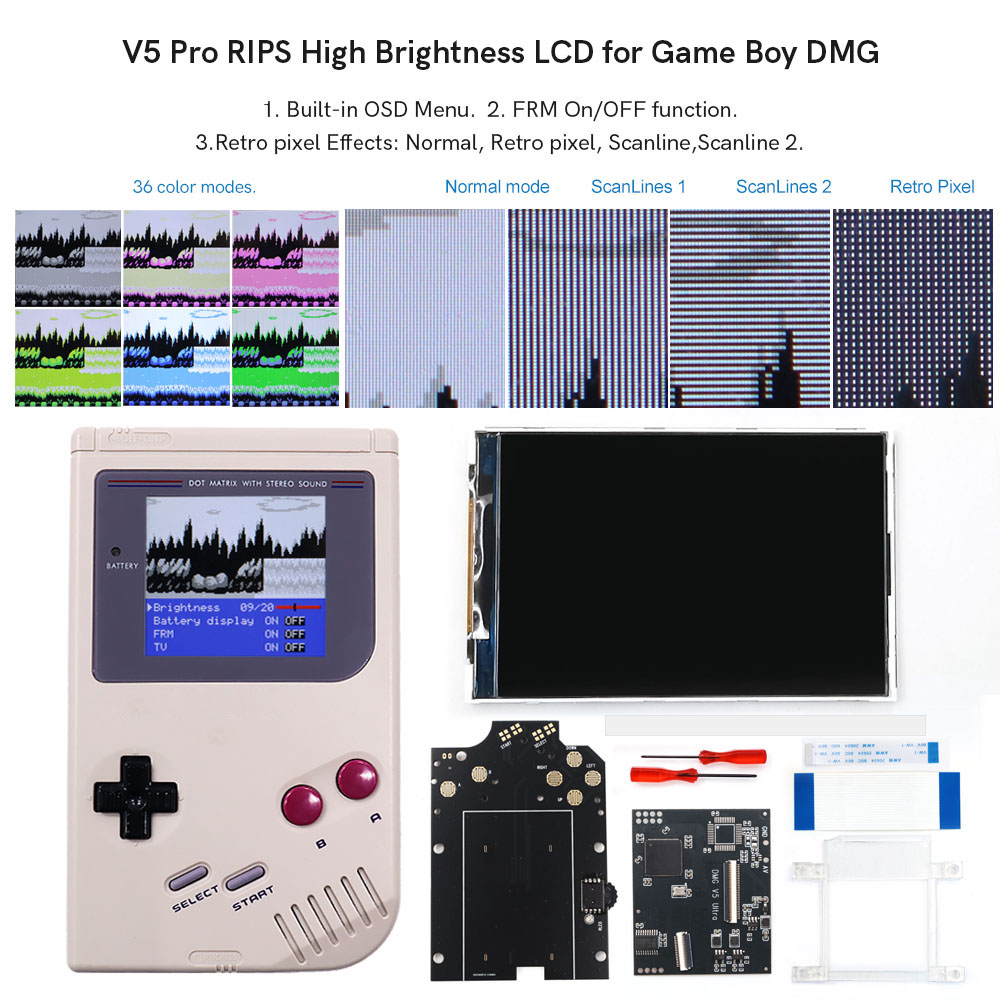Vintage Game Collection - HISPEEDIDO GB Dmg V5 Pro 36