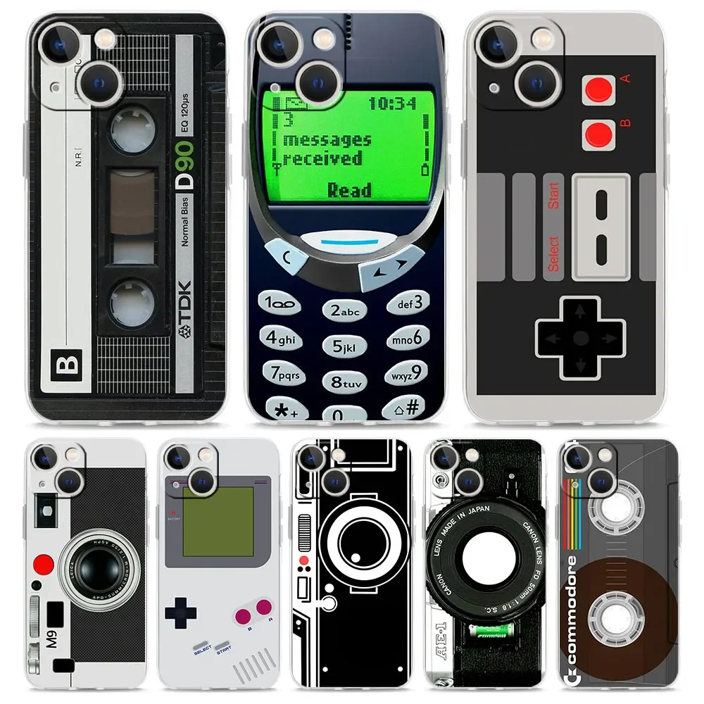 Vintage Game Collection - Vintage Kaset Kamera Gameboy Telefon Kılıfı
