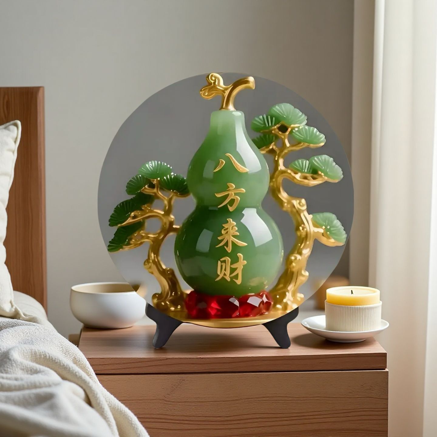 Doğal Yeşim Su Kabağı Figürü E - Vintage Collectible Christmas Ornaments incelemesi ve fiyatı