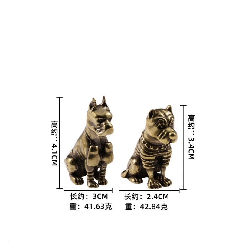 Vintage Pirinç Pitbull Bulldog - Vintage Collectible Christmas Ornaments incelemesi ve fiyatı