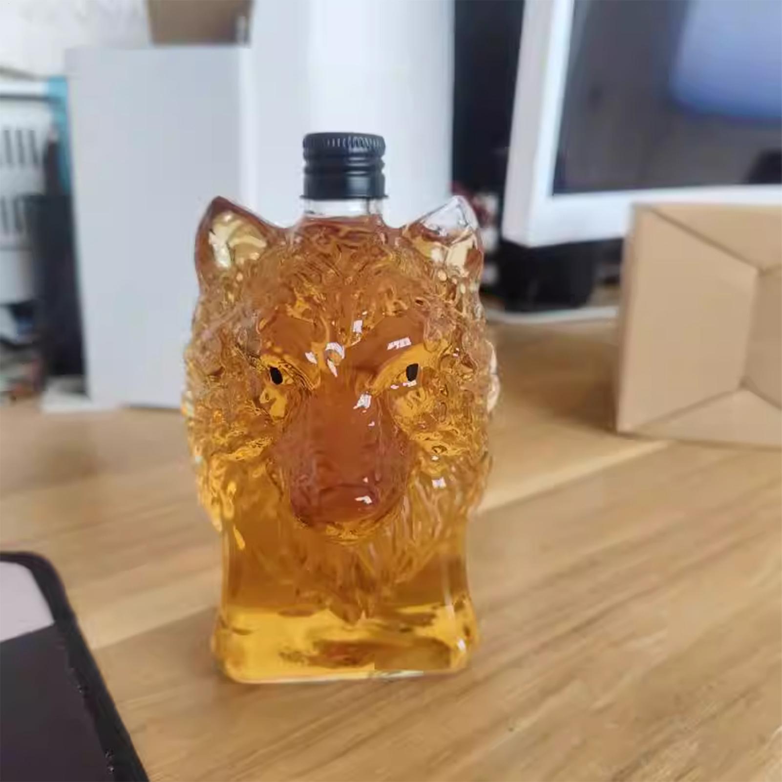 Viski Şişesi Kurt Şeklinde Şar - Vintage Collectible Bottles incelemesi ve fiyatı