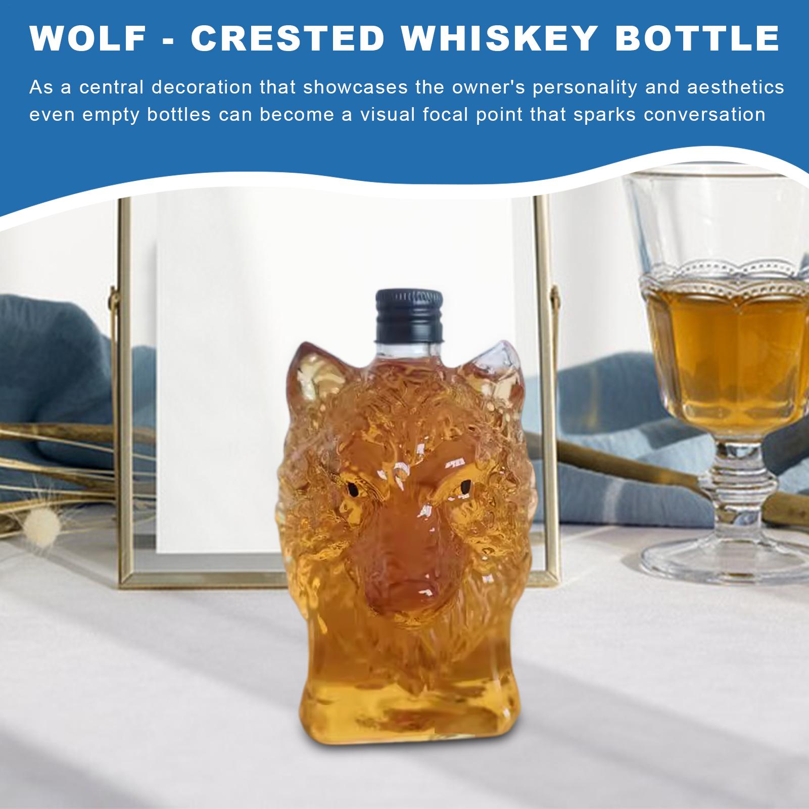 Viski Şişesi Kurt Şeklinde Şar - Vintage Collectible Bottles incelemesi ve fiyatı