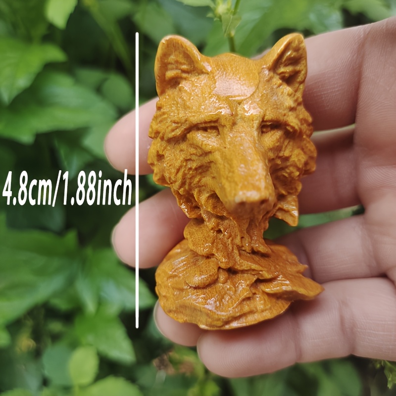 Vintage Ahşap Kurt Başı Heykel - Vintage Collectible Christmas Ornaments incelemesi ve fiyatı