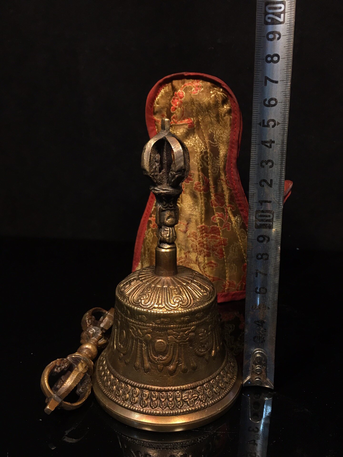 Vintage Saf Pirinç Vajra Çan v - Vintage Collectible Bells incelemesi ve fiyatı