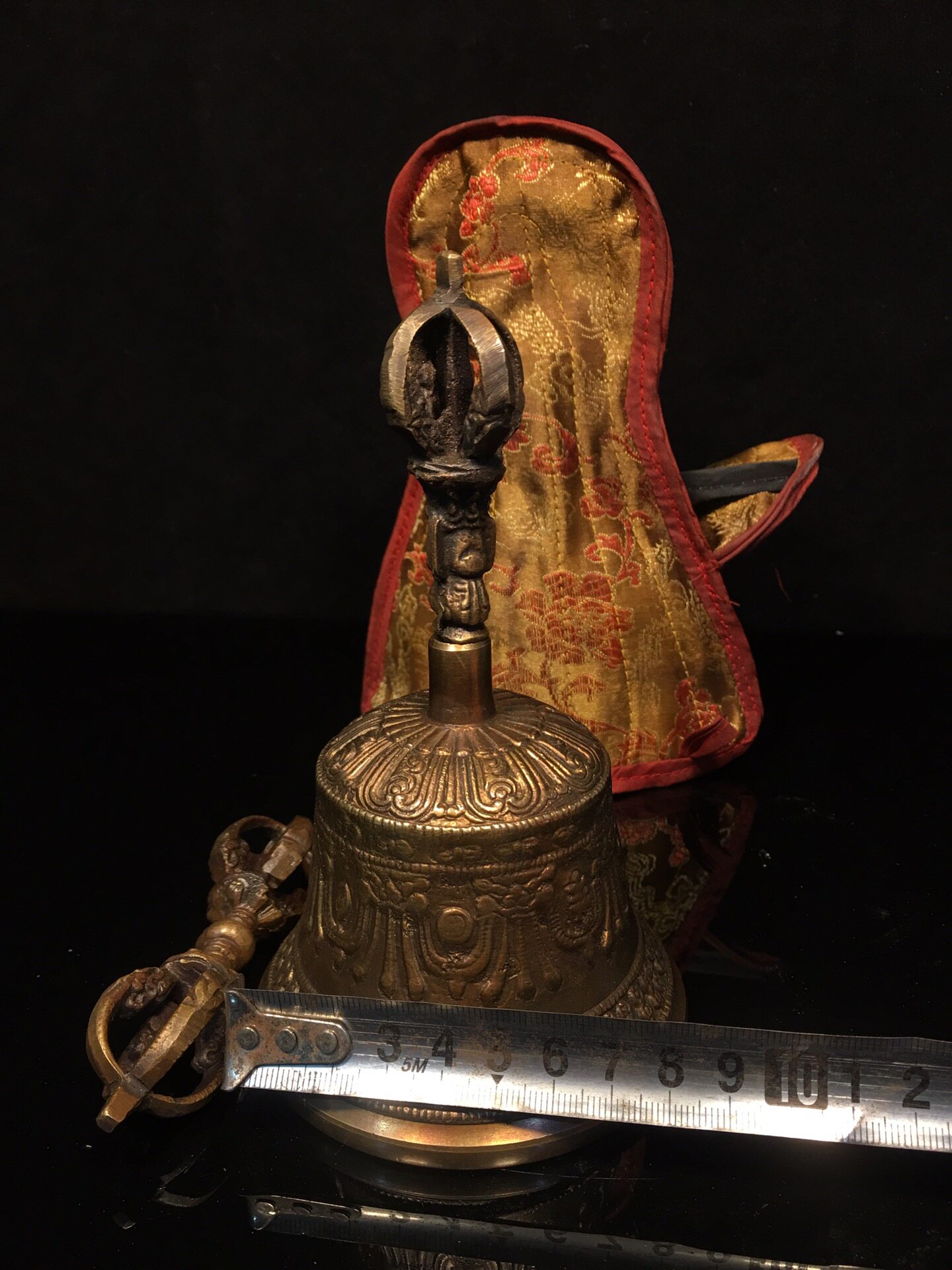 Vintage Saf Pirinç Vajra Çan v - Vintage Collectible Bells incelemesi ve fiyatı